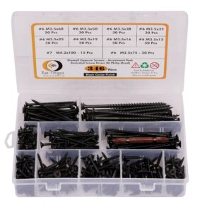 346 Pcs Drywall Gypsum Screws 13-100MM Assortment Pack