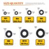 1015-Pcs-Hi-Tensile-Black-Washer-M3-M12-Assortment-Pack-2.jpg 1015 Pcs Black Coated Plain Flat Washer 7 Sizes M3-M12 Assortment Pack