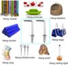 150-Pieces-Nickle-Plated-Screw-in-Ceiling-Cups-Hooks-Square-Bend-Hooks-Assortment-Set-Kit-for-Hanging-3.jpg 150-Pieces Nickle Plated Screw-in Ceiling Cups Hooks & Square Bend Hooks Assortment Set Kit for Hanging
