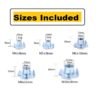 180 Pcs M4 5 6 8 10 Zinc Plated Steel T Nuts Four Claw Nuts Assortment Kit for Wood Rock Climbing Holds Cabinetry Furniture