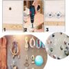 180 Pcs M4 5 6 8 10 Zinc Plated Steel T Nuts Four Claw Nuts Assortment Kit for Wood Rock Climbing Holds Cabinetry Furniture