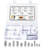 185 Pcs Stainless Steel Socket Set/Grub Screw 10 Sizes Assortment Pack
