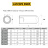 185 Pcs Stainless Steel Socket Set/Grub Screw 10 Sizes Assortment Pack