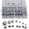 211 Pcs Stainless Steel Metric Nylon Insert Lock Nut 7 Sizes M3 - M12 Assortment Pack