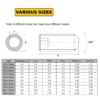 260 Pcs Hi-Tensile Socket Set/Grub Screw 10 Sizes Assortment Pack