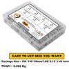 288-PCS-Metric-Rivet-Nut-Kit-Aluminium-Flat-Head-Knurled-Body-Threaded-Insert-7-Sizes-M3-M4-M5-M6-M8-M10-M12-Assortment-Pack-6.jpg 288 PCS Metric Rivet Nut Kit Zinc Plated Flat Head Knurled Body Threaded Insert 7 Sizes M3 M4 M5 M6 M8 M10 M12 Assortment Pack
