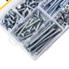 300-Pcs-SAE-Zinc-Plated-Roofing-Bolts-With-Square-Nuts-Assortment-Pack-4.jpg 300 Pcs Bright Zinc Plated Slotted Minus Head Full Thread Roofing / Fencing Bolts With Matching Square Nuts Assortment Pack
