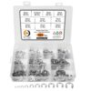315-Pcs [10-Size] E-Clip 2mm-10mm Circlip External Retaining Ring Assortment Set - 304 Stainless Steel