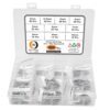 315-Pcs [10-Size] E-Clip 2mm-10mm Circlip External Retaining Ring Assortment Set - 304 Stainless Steel