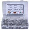 320 Pcs Stainless Steel M6 Dia Socket CSK Flat Head Bolts With Matching Accessories Assortment Pack