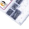 325 Pcs Stainless Steel PAN Slotted Head Screws Different sizes With Matching Rawl Plugs Assortment Pack