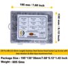 329-Pcs-M6-Dia-Stainless-Steel-Button-Head-Bolt-Assortment-Pack-6.jpg 329 Pcs Stainless Steel M6 Dia Socket Button Head Bolts With Matching Accessories Assortment Pack