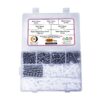 335 Pcs Stainless Steel PAN Phillip Plus Head Screws Different sizes With Matching Rawl Plugs Assortment Pack