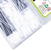 355 Pcs CSK Phillip Plus Head Zinc Plated Screws Different sizes With Matching Rawl Plugs Assortment Pack