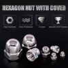 375-Zinc-Plated-Metric-Acorn-Cap-Nuts-Hex-Dome-Cap-Assortment-Kit-7-Sizes-M3-M4-M5-M6-M8-M10-M12-7.jpg 375 Pcs Zinc Plated Metric Acorn Cap Nuts Hex Dome Cap Assortment Kit, 7 Sizes - M3 M4 M5 M6 M8 M10 M12