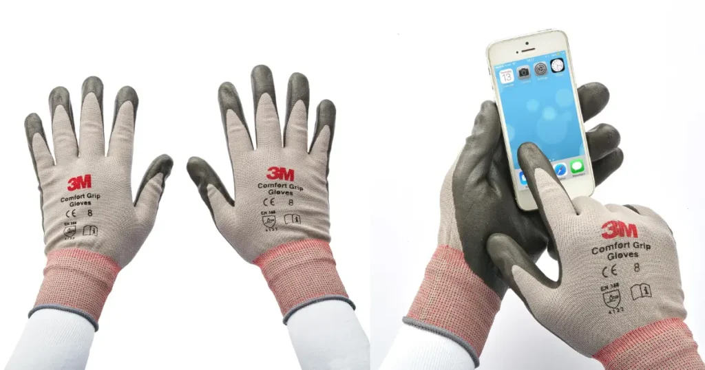3M Comfort Grip Safety Gloves For Workshop Use
