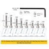 411-Pcs-M5-Dia-Stainless-Steel-Socket-Head-Allen-Bolts-Assortment-Pack-4.jpg 411 Pcs Stainless Steel M5 Dia Socket Head Allen Bolts With Matching Accessories Assortment Pack