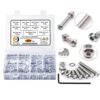 412-Pcs-M5-Dia-Stainless-Steel-Button-Head-Bolt-Assortment-Pack-1.jpg 412 Pcs Stainless Steel M5 Dia Socket Button Head Bolts With Matching Accessories Assortment Pack