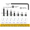 414-Pcs-M6-Dia-10.9-Grade-Hi-Tensile-Button-Head-Bolts-Assortment-Pack-3.jpg 414 Pcs M6 Dia 10.9 Grade Hi Tensile Button Head Bolts Assortment Pack