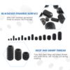 460 Pcs Hi-Tensile Socket Set/Grub Screw 15 Sizes Assortment Pack