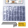 485 Pcs Stainless Steel Socket Set/Grub Screw 24 Sizes Assortment Pack