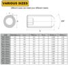 485 Pcs Stainless Steel Socket Set/Grub Screw 24 Sizes Assortment Pack