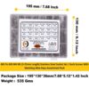 485 Pcs Stainless Steel Socket Set/Grub Screw 24 Sizes Assortment Pack