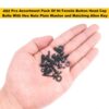 492 Pcs M4 Dia 10.9 Grade Hi Tensile Button Head Bolts Assortment Pack