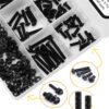 492 Pcs M4 Dia 10.9 Grade Hi Tensile Button Head Bolts Assortment Pack