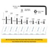 494 Pcs Hi Tensile M4 Dia Socket CSK Flat Head Bolts With Matching Accessories Assortment Pack