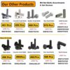 495 Pcs Stainless Steel M4 Dia Socket CSK Flat Head Bolts With Matching Accessories Assortment Pack