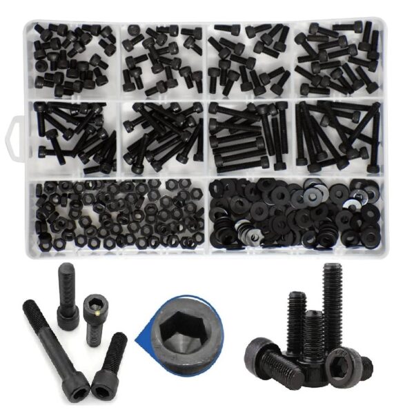 496-Pcs-M4-Dia-12.9-Grade-Hi-Tensile-Socket-Head-Allen-Bolts-Assortment-Pack-5.jpg 496 Pcs M4 Dia 12.9 Grade Hi Tensile Socket Head Allen Bolts With Matching Accessories Assortment Pack