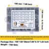 500-Pcs-M3-M4-M5-M6-Dia-Stainless-Steel-Hex-Head-Bolts-Nuts-Washers-Assortment-Pack-7.jpg 500 Pcs Stainless Steel M3 M4 M5 M6 Dia Hex Head Bolts With Matching Accessories Assortment Pack