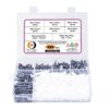 515 Pcs Stainless Steel CSK Slotted Head Screws Different sizes With Matching Rawl Plugs Assortment Pack