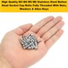 516-Pcs-M3-M4-M5-M6-Dia-Stainless-Steel-Button-Head-Bolt-Assortment-Pack-4.jpg 516 Pcs Stainless Steel M3 M4 M5 M6 Dia Socket Button Head Bolts With Matching Accessories Assortment Pack