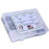 525 Pcs CSK Phillip Plus Head Zinc Plated Screws Different sizes With Matching Rawl Plugs Assortment Pack