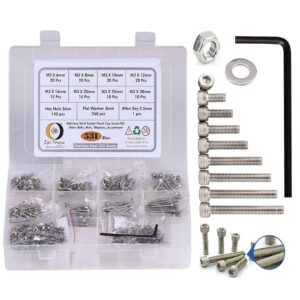 531-Pcs-M3-Dia-Stainless-Steel-Socket-Head-Allen-Bolts-Assortment-Pack-1.jpg 531 Pcs Stainless Steel M3 Dia Socket Head Allen Bolts With Matching Accessories Assortment Pack
