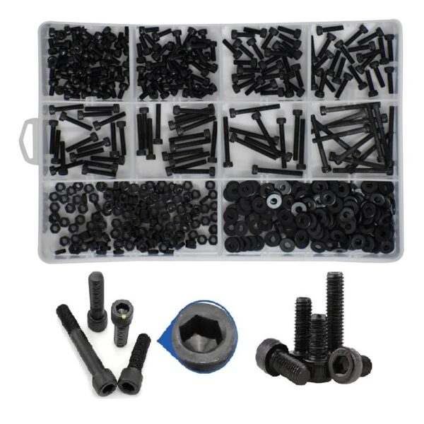 576-Pcs-M3-Dia-12.9-Grade-Hi-Tensile-Socket-Head-Allen-Bolts-Assortment-Pack-5.jpg 576 Pcs M3 Dia 12.9 Grade Hi Tensile Socket Head Allen Bolts With Matching Accessories Assortment Pack