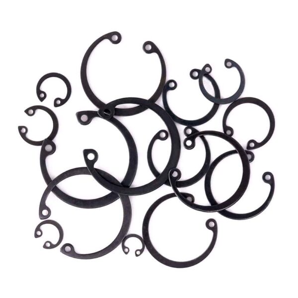 75 Pcs Hi Tensile Internal Circlip 12 Sizes 18-38mm Assortment Pack