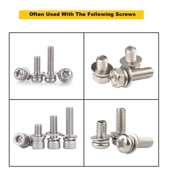 61hGpg5UT5L._SL1000_.jpg 705 Pcs Stainless Steel Spring Lock Split Lock Washer 7 Sizes M3-M12 Assortment Pack