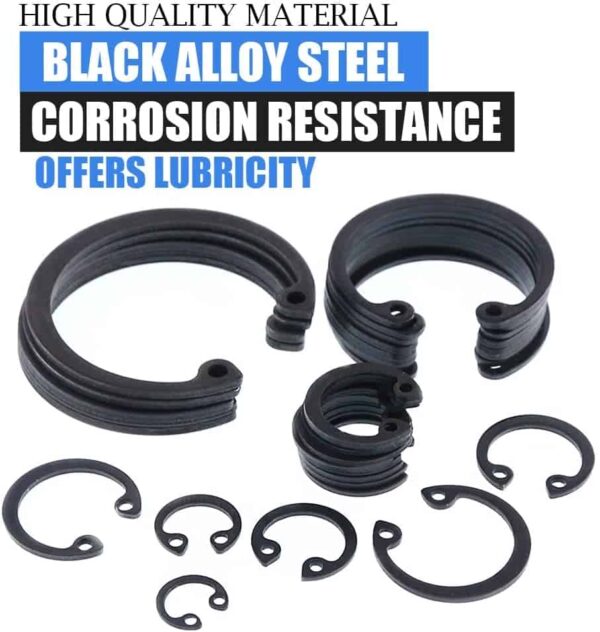 61t2KYotwIL.jpg 225 Pcs Hi Tensile Internal Circlip 12 Sizes 8-25mm Assortment Pack