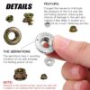 61vGvN8JdpL._SL1100_.jpg 665 Pcs Mild Steel Yellow Plated Flange Nuts 7 Sizes M3-M12 Assortment Pack