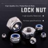 61zV31ExJ2L._SL1100_.jpg 662 Pcs Mild Steel Zinc Plated Metric Nylon Insert Lock Nut 7 Sizes M3 - M12 Assortment Pack