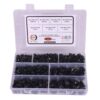 712cf8fbQdL._SL1500_.jpg 672 Pcs Mild Steel Black Coated Flange Nuts 7 Sizes M3-M12 Assortment Pack