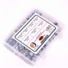 718jBO8mYyL._SL1500_.jpg 662 Pcs Mild Steel Zinc Plated Metric Nylon Insert Lock Nut 7 Sizes M3 - M12 Assortment Pack