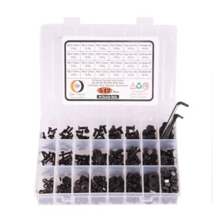 71GE8fQZj4L._SL1500_.jpg 542 Pcs Hi Tensile M3 M4 M5 M6 Dia Socket CSK Flat Head Bolts With Matching Accessories Assortment Pack