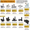 853 Pcs Stainless Steel M6 M8 M10 M12 Dia Socket CSK Flat Head Bolts With Matching Accessories Assortment Pack