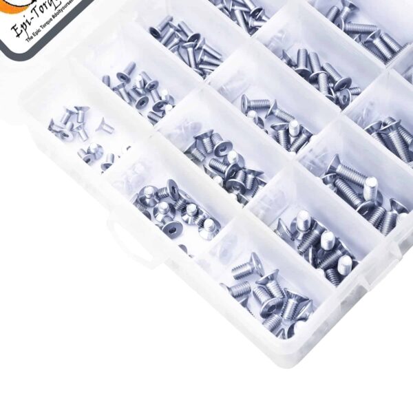 71Lja3JcKVL._SL1500_.jpg 790 Pcs Stainless Steel M3 M4 M5 Dia Socket CSK Flat Head Bolts With Matching Accessories Assortment Pack