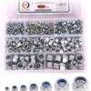 71ZlaWGK1cL._SL1276_.jpg 662 Pcs Mild Steel Zinc Plated Metric Nylon Insert Lock Nut 7 Sizes M3 - M12 Assortment Pack