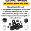 765 Pcs Hi Tensile Hexagonal Nuts 7 Sizes M3-M12 Assortment Pack